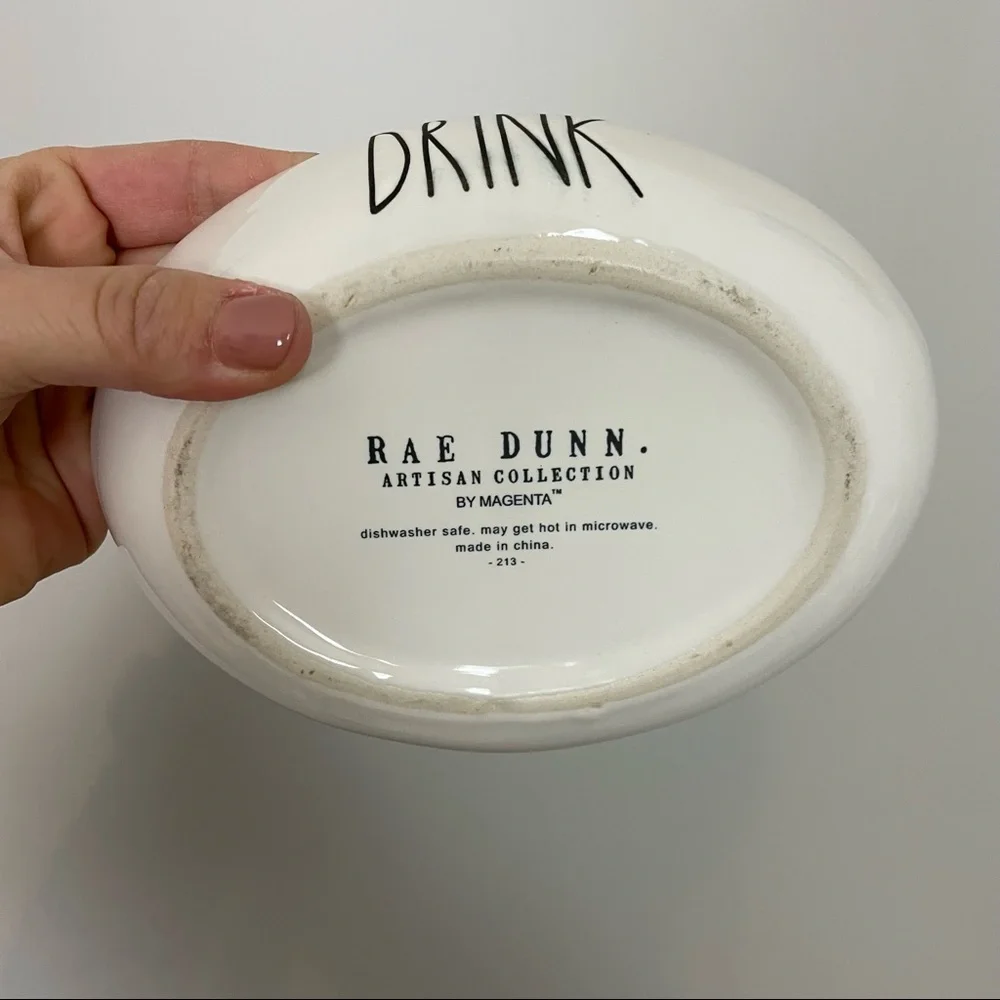 Rae Dunn Small Pet Water Bowl